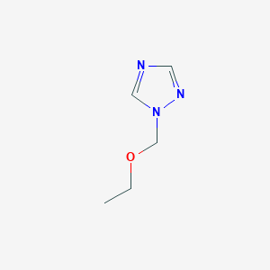molecular formula C5H9N3O B8616792 1-Ethoxymethyl-1,2,4-triazole 
