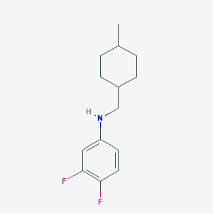 molecular formula C14H19F2N B8616798 4-Methyl-cyclohexylmethyl-(3,4-difluorophenyl)-amine 