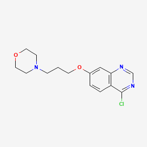 molecular formula C15H18ClN3O2 B8616807 4-Chloro-7-(3-(morpholin-4-yl)propoxy)quinazoline CAS No. 199327-94-1