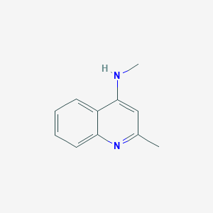 molecular formula C11H12N2 B8616853 N,2-Dimethylquinoline-4-amine 