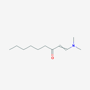 molecular formula C11H21NO B8616886 1-(Dimethylamino)non-1-EN-3-one CAS No. 63859-48-3