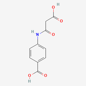 molecular formula C10H9NO5 B8616901 4-[(Carboxyacetyl)amino]benzoic acid 