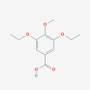 molecular formula C12H16O5 B8616962 3,5-Diethoxy-4-methoxybenzoic acid CAS No. 61470-52-8