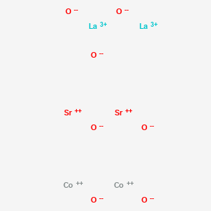 Distrontium;cobalt(2+);lanthanum(3+);oxygen(2-)