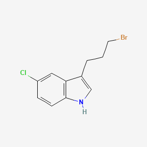 3-(3-bromopropyl)-5-chloro-1H-indole