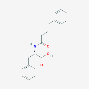 molecular formula C19H21NO3 B8617069 N-(4-Phenylbutanoyl)-L-phenylalanine CAS No. 86432-34-0