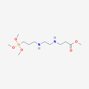 B086171 2-Oxa-7,10-diaza-3-silatridecan-13-oic acid, 3,3-dimethoxy-, methyl ester CAS No. 1067-66-9