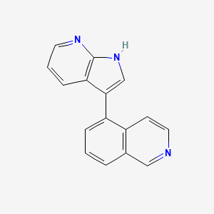 5-(1H-pyrrolo[2,3-b]pyridin-3-yl)isoquinoline