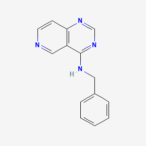 molecular formula C14H12N4 B8617147 N-benzylpyrido[4,3-d]pyrimidin-4-amine 