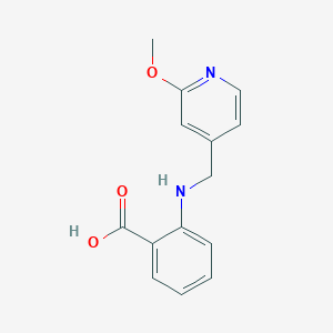 molecular formula C14H14N2O3 B8617164 2-[(2-Methoxy-pyridin-4-ylmethyl)-amino]-benzoic acid CAS No. 645418-72-0