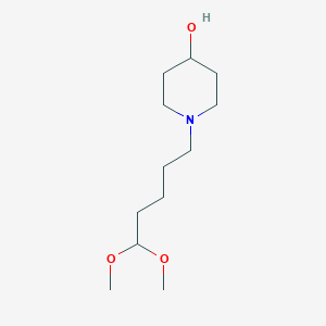 5-(4-Hydroxypiperidin-1-yl)-pentanal dimethyl acetal