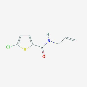 molecular formula C8H8ClNOS B8617272 N-allyl-5-chlorothiophenecarboxamide 