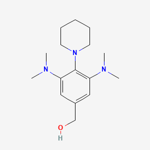 [3,5-Bis(dimethylamino)-4-(piperidin-1-yl)phenyl]methanol