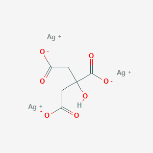 molecular formula C6H5Ag3O7 B086174 柠檬酸银 CAS No. 126-45-4