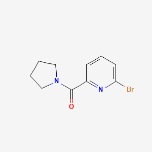 molecular formula C10H11BrN2O B8617419 (6-Bromopyridin-2-YL)(pyrrolidin-1-YL)methanone 