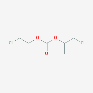 molecular formula C6H10Cl2O3 B8617420 2-Chloroethyl 1-chloropropan-2-yl carbonate CAS No. 82947-32-8