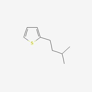 molecular formula C9H14S B8617432 Thiophene, 2-isopentyl- CAS No. 26963-33-7