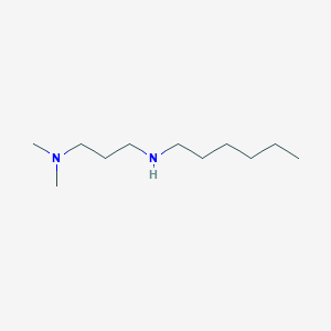 molecular formula C11H26N2 B8617458 N-hexyl-N',N'-dimethylpropane-1,3-diamine 