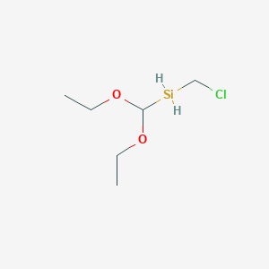 molecular formula C6H15ClO2Si B8617521 Chloromethyl(diethoxy)methylsilane 