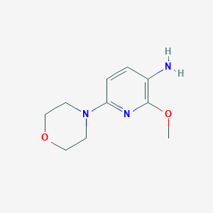 2-Methoxy-6-(morpholin-4-yl)pyridin-3-amine