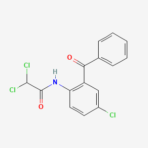 molecular formula C15H10Cl3NO2 B8617743 2'-Benzoyl-2,2,4'-trichloro-acetanilide 