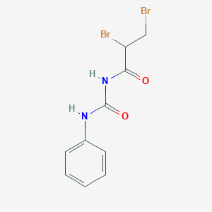 molecular formula C10H10Br2N2O2 B8617754 2,3-Dibromo-N-(phenylcarbamoyl)propanamide CAS No. 57322-87-9