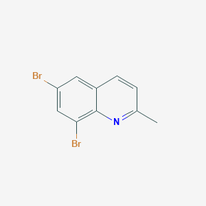 molecular formula C10H7Br2N B8617807 6,8-dibromo-2-methylQuinoline 