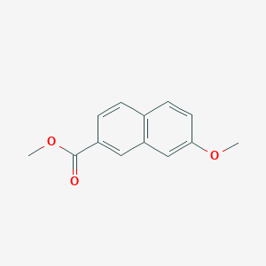 molecular formula C13H12O3 B8617820 Methyl 7-methoxynaphthalene-2-carboxylate 
