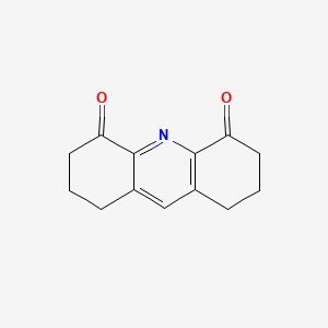molecular formula C13H13NO2 B8617867 2,3,7,8-Tetrahydroacridine-4,5(1H,6H)-dione 