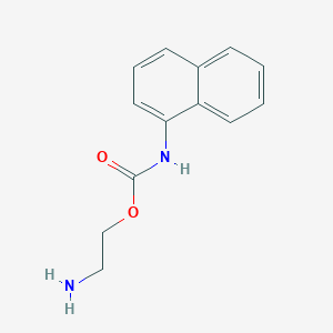 molecular formula C13H14N2O2 B8617870 2-aminoethyl N-(1-naphthyl)carbamate 