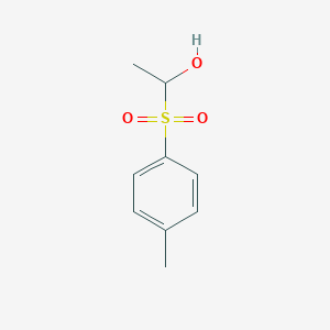molecular formula C9H12O3S B8617945 1-(4-Methylbenzene-1-sulfonyl)ethan-1-ol CAS No. 62954-86-3