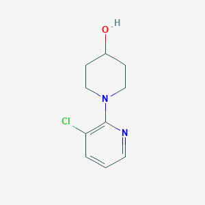 molecular formula C10H13ClN2O B8618000 1-(3-Chloropyridin-2-yl)piperidin-4-ol 