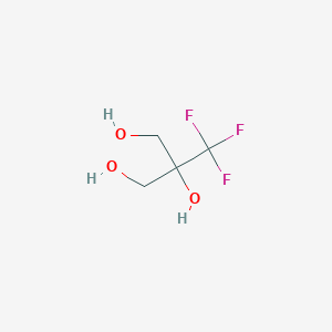 molecular formula C4H7F3O3 B8618093 2-(Trifluoromethyl)-1,2,3-propanetriol 