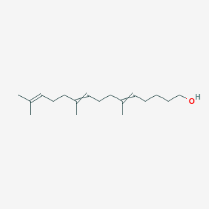 B8618112 6,10,14-Trimethyl-5,9,13-pentadecatrien-1-ol CAS No. 129121-66-0