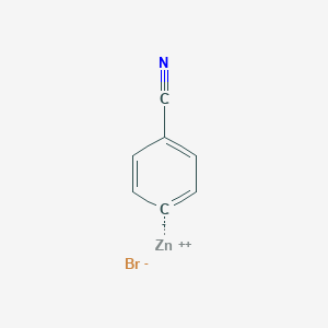 molecular formula C7H4BrNZn B8618212 ZINC;benzonitrile;bromide 