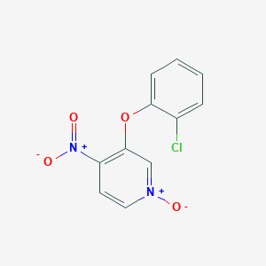 3-(o-chlorophenoxy)-4-nitropyridine N-oxide