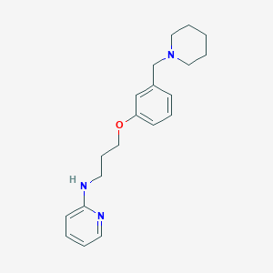 2-Pyridinamine, N-[3-[3-(1-piperidinylmethyl)phenoxy]propyl]-