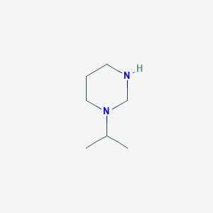 molecular formula C7H16N2 B8618352 N-isopropylhexahydropyrimidine 