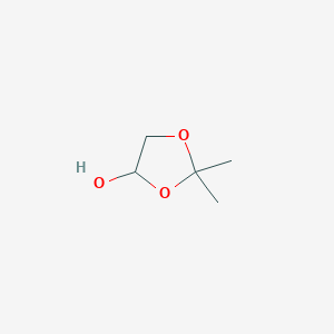molecular formula C5H10O3 B8618382 2,2-Dimethyl-1,3-dioxolan-5-ol CAS No. 89174-50-5