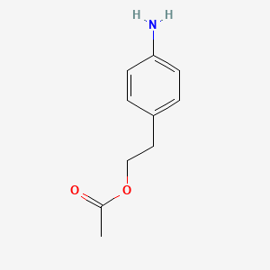 molecular formula C10H13NO2 B8618438 Benzeneethanol, 4-amino-, acetate (ester) CAS No. 33709-38-5