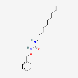 B8618446 N-(9-decenyl)-N'-benzyloxyurea CAS No. 122149-00-2