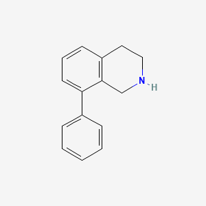 molecular formula C15H15N B8618460 8-Phenyl-1,2,3,4-tetrahydroisoquinoline 