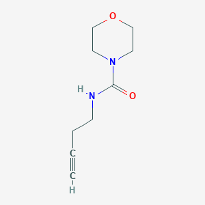 N-(But-3-ynyl)morpholine-4-carboxamide