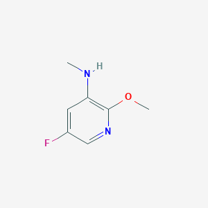 molecular formula C7H9FN2O B8618499 5-fluoro-2-methoxy-N-methylpyridin-3-amine CAS No. 874823-00-4