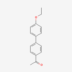 molecular formula C16H16O2 B8618514 4-Acetyl-4'-ethoxybiphenyl 