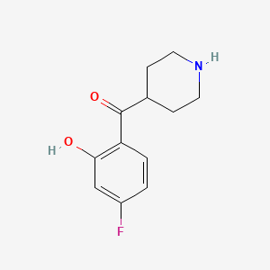 (4-Fluoro-2-hydroxyphenyl)-piperidin-4-ylmethanone