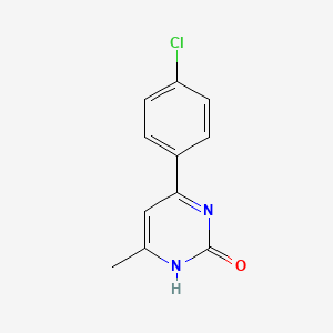 4-(4-chloro-phenyl)-6-methyl-1H-pyrimidin-2-one