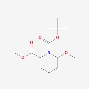 1-Tert-butyl 2-methyl 6-methoxypiperidine-1,2-dicarboxylate
