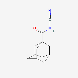 molecular formula C12H16N2O B8618583 1-Adamantanecarbonyl Cyanamide 