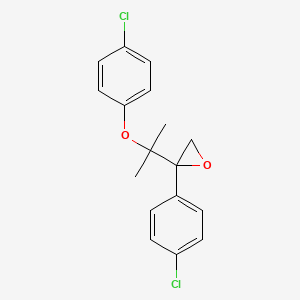 2-[2-(4-Chlorophenoxy)propan-2-yl]-2-(4-chlorophenyl)oxirane